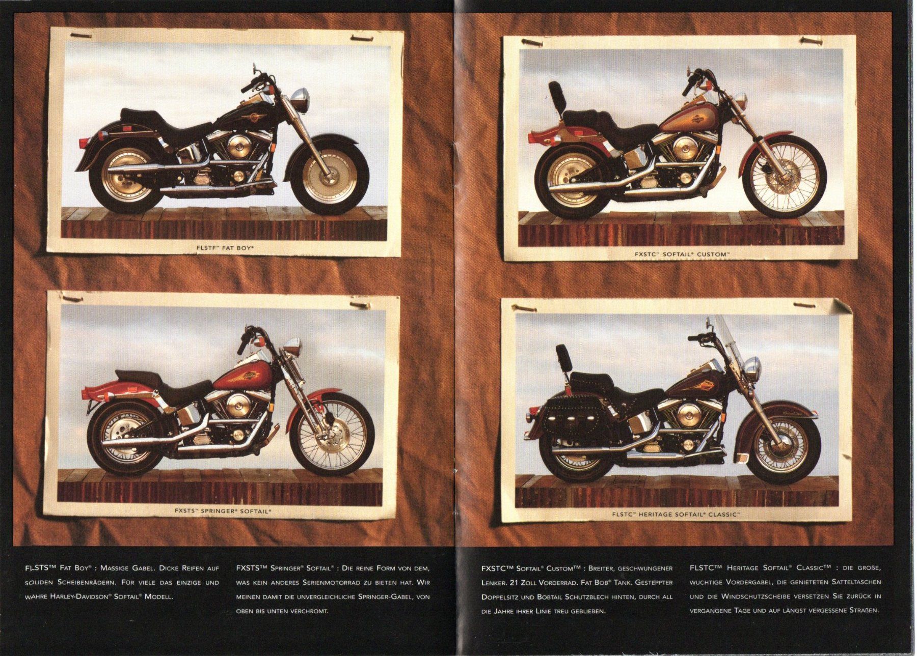 Harley-Davidson Strasse: Harley-Davidson Modellprogramm - Originalprospekt 1997 – Neu (gemäss Beschreibung) aus Malans GR von Chueche427 5