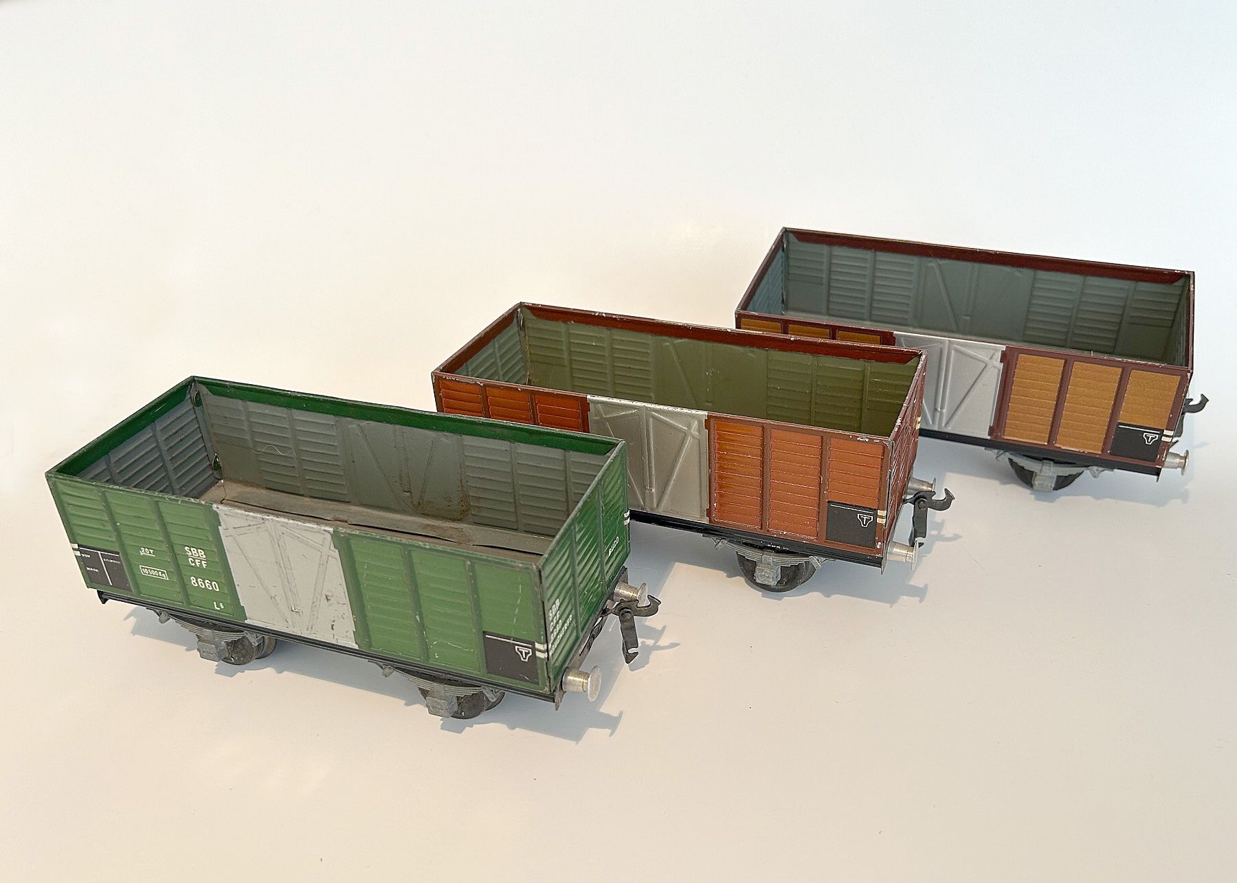 Buco Modellini di ferrovie: BUCO Hochbordwagen Spur 0 – Usato da Uster venduto da karlmarx