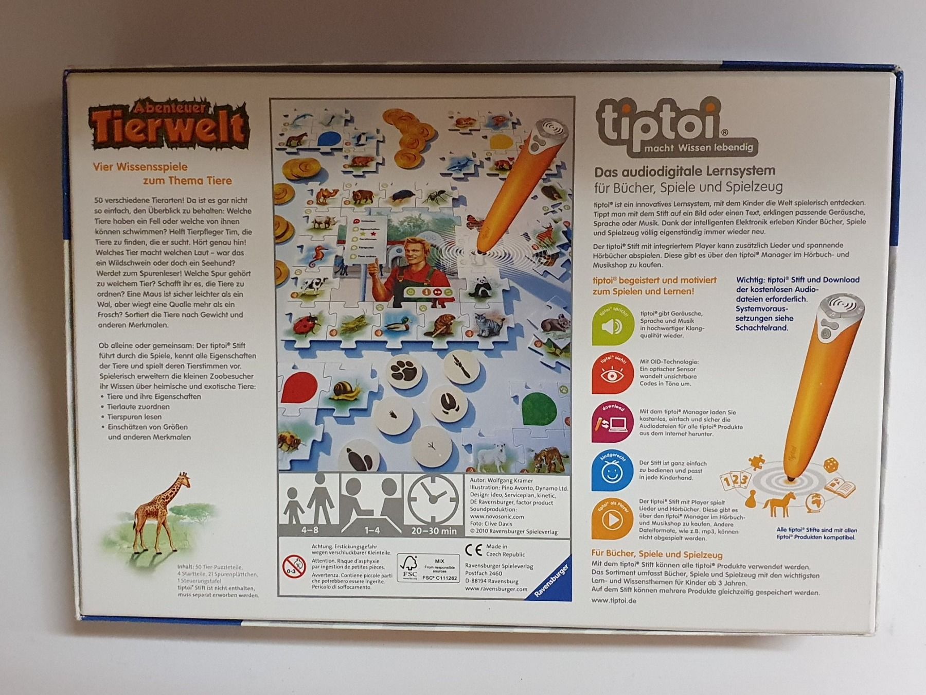 Ravensburger Spiele: Tiptoi / Abenteuer Tierwelt / Lernspiel – Gebraucht aus Oberdorf BL von BaldenEagle 2