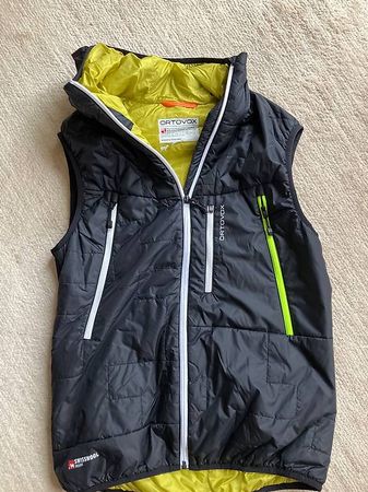 ortovox gilet grösse S schwarz