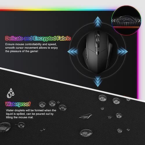Tappetini per mouse: Mauspad RGB Mousepad 800x300mm Schwarz – Nuovo e nell'imballaggio originale da Hundwil venduto da Stallone6 6