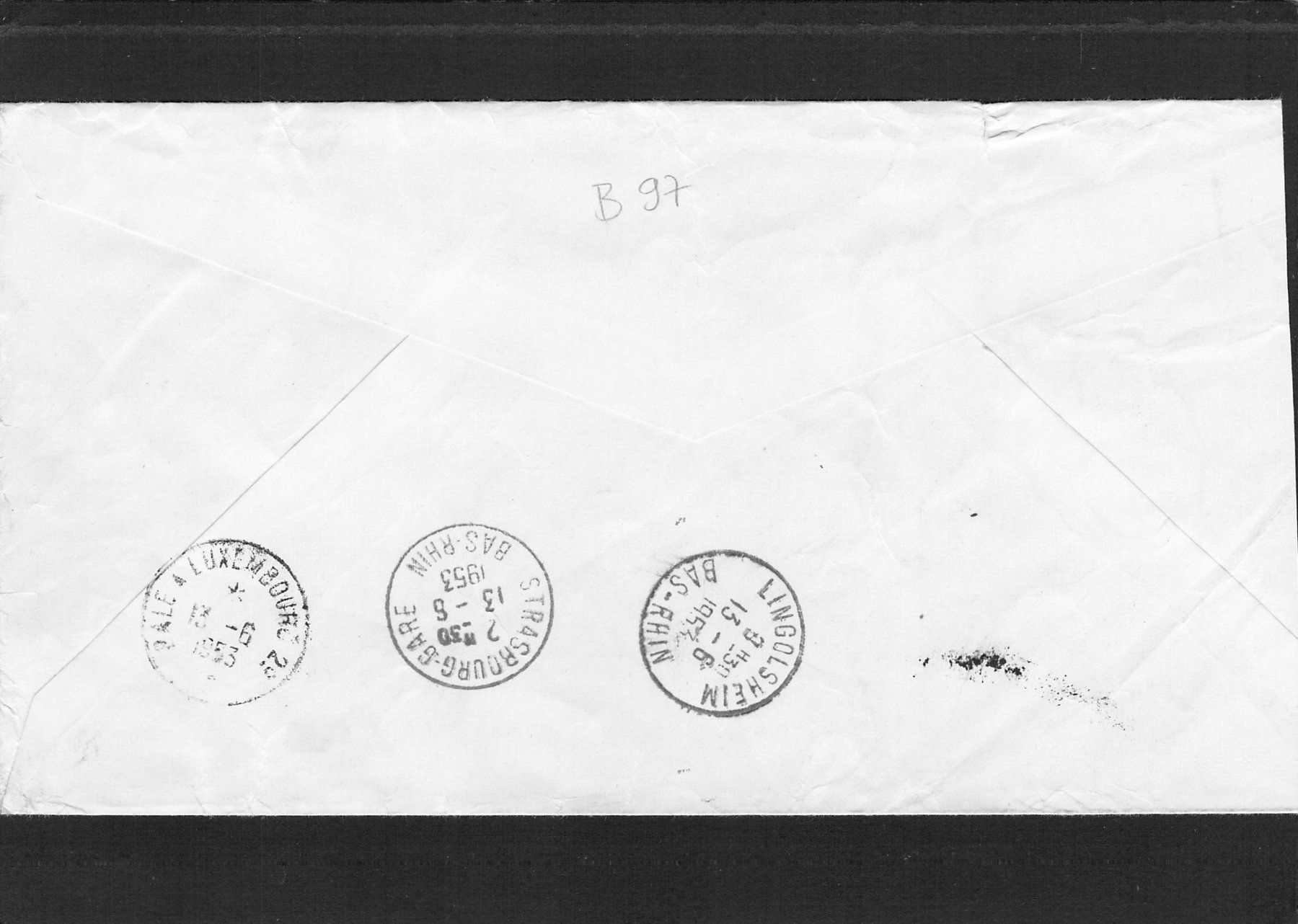 Alle Briefmarken: Pro Patria Satzbrief 12.Vl.1953 , – Gebraucht aus Reichenburg von Pipo-67 1