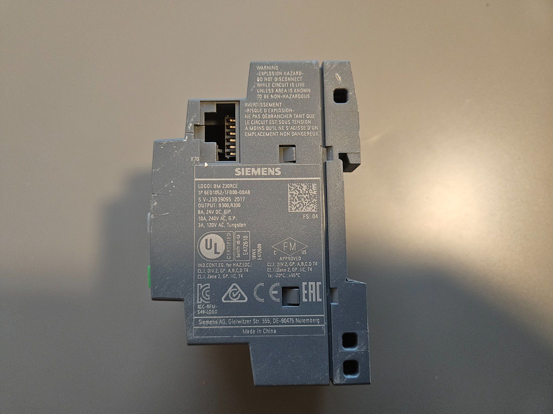 Siemens Elektrotechnik: Siemens Logo! 230RCE – Gebraucht aus Grüt von  3