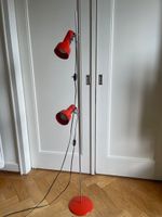Mid Century Stehleuchte - Spotlampe orange 1960‘s