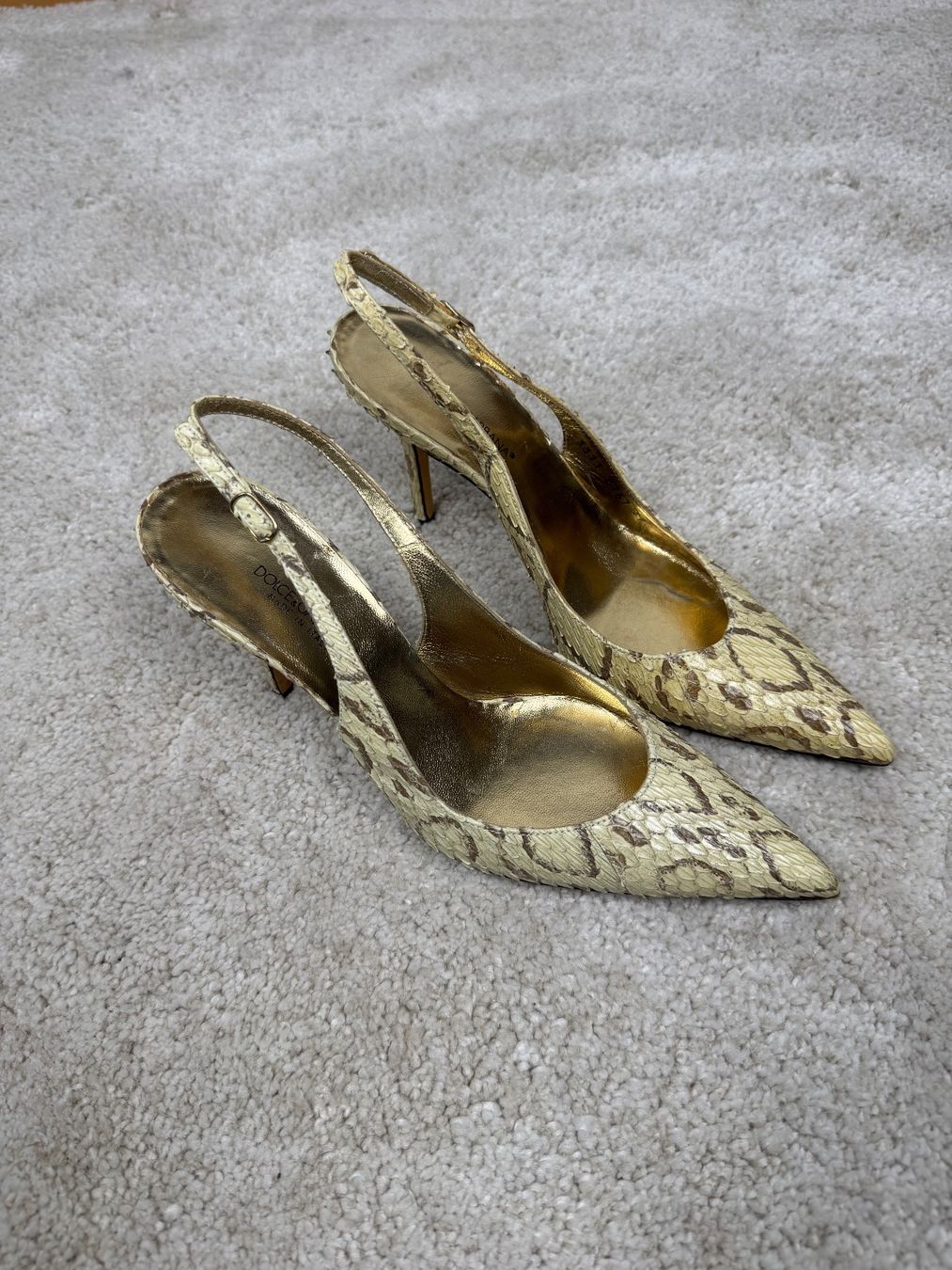 Dolce & Gabbana Scarpe da donna: D&G Highheels Schlangenleder – Usato da St.Gallen venduto da chantalmaag 1
