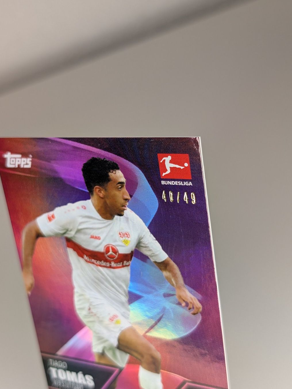 Topps Carte collezionabili: Tiago Tomàs 40/49 VFB Stuttgart Topps Finest – Nuovo (secondo la descrizione) da Hunzenschwil venduto da BRPCards 1