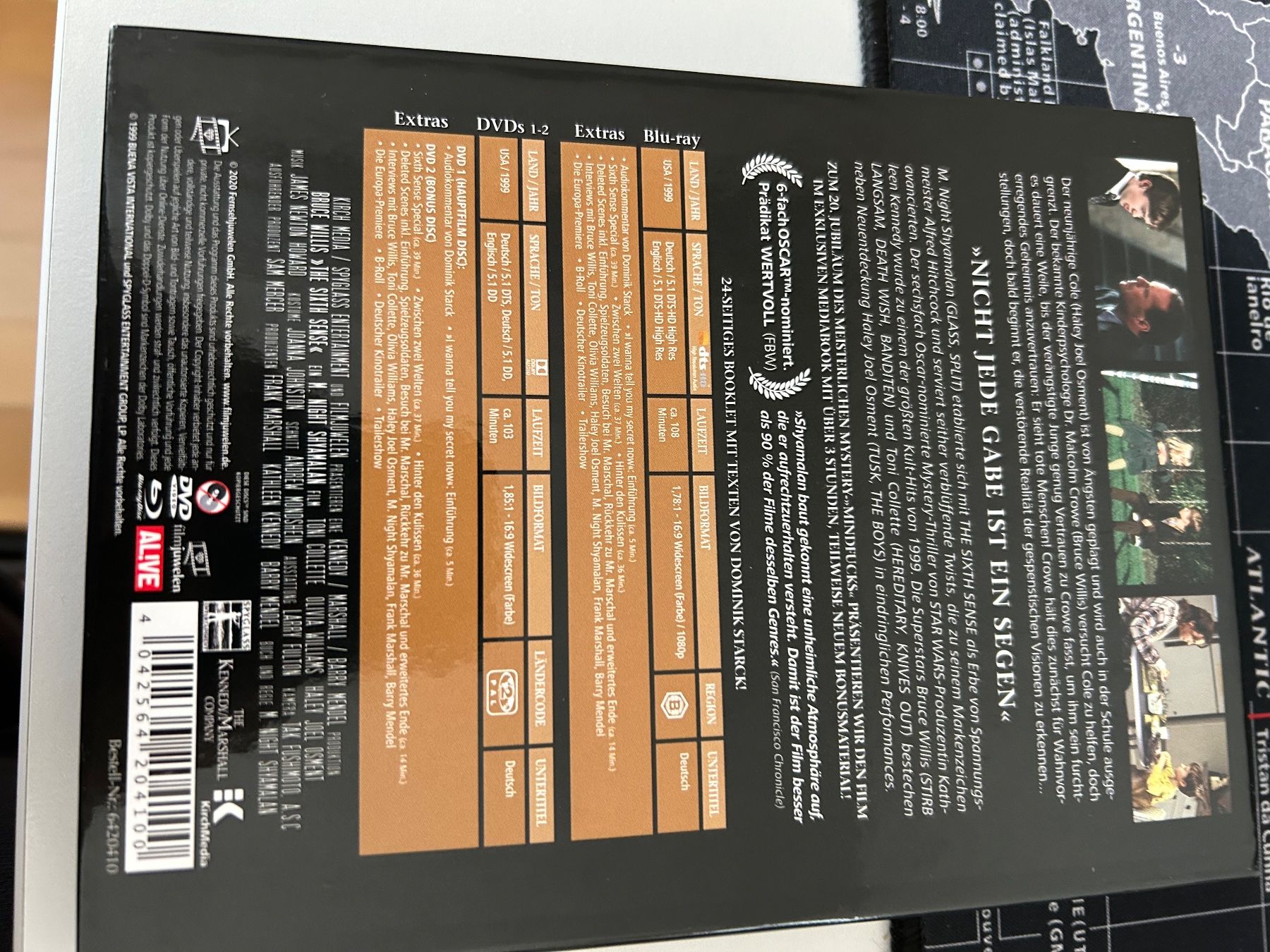 Tutti i DVDs: The sixth Sense Mediabook – Usato da Hinwil venduto da Mbaumann1 2