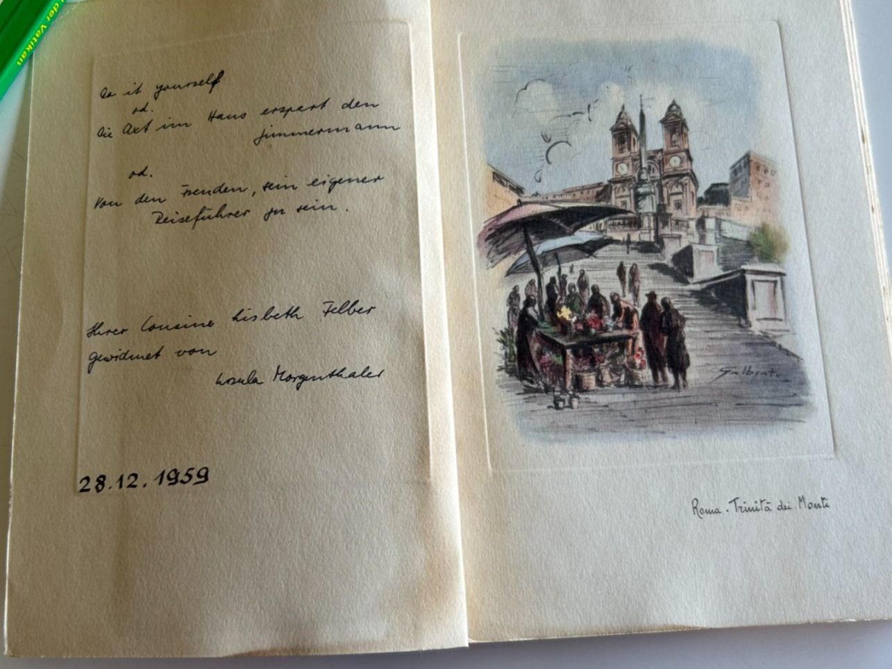 Libri: Reisetagebuch Rom 1959 & Reiseführer Berlitz – Usato da Hagendorn venduto da Teora66 2