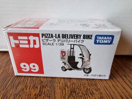 Tomica #99 Pizza L.A Delivery Bike