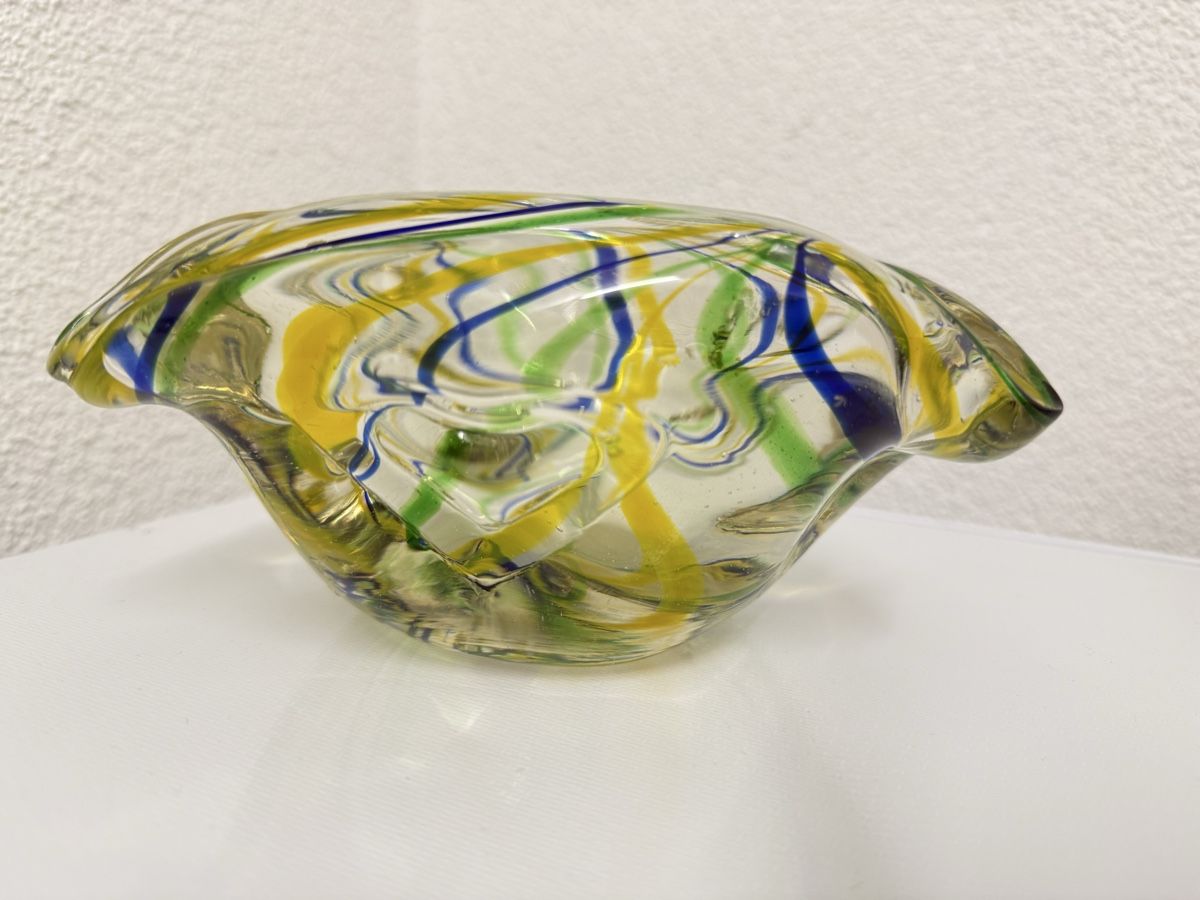 Murano Aschenbecher: Glass Schale Murano Aschenbecher  – Gebraucht aus Goldach von Messerguru 2