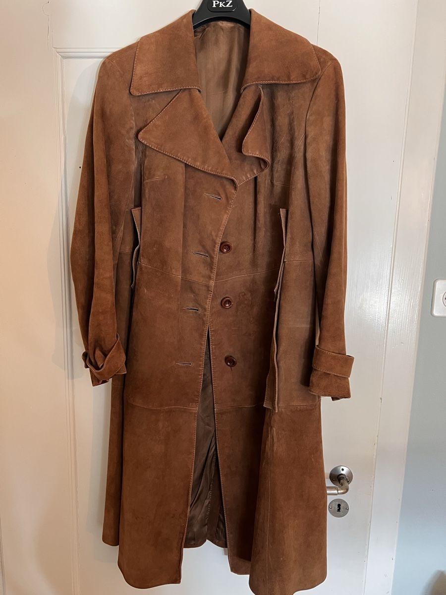 Cappotti: Vintage Ledermantel Grösse M braun – Usato da Zürich venduto da car_x52z