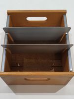 Holz-Briefablage für Karteikarten / Box 17x20x8.5 cm