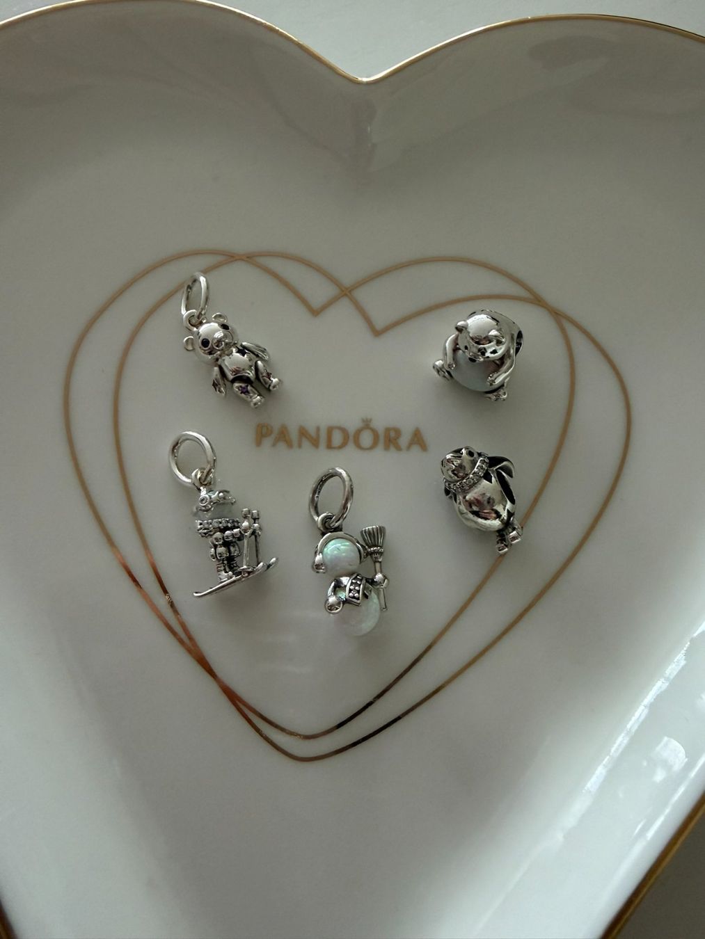 Pandora Ciondoli: Pandora Charms - Schneemann / Bär / Pingu – Nuovo (secondo la descrizione) da Othmarsingen venduto da Pandabaerchen 1