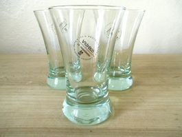 3 neue Trinkgläser Wasserglas VIDRECO Recycled
