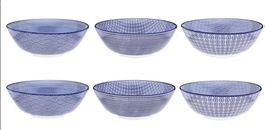 6 Schalen blau-weiss, Björn Porzellan