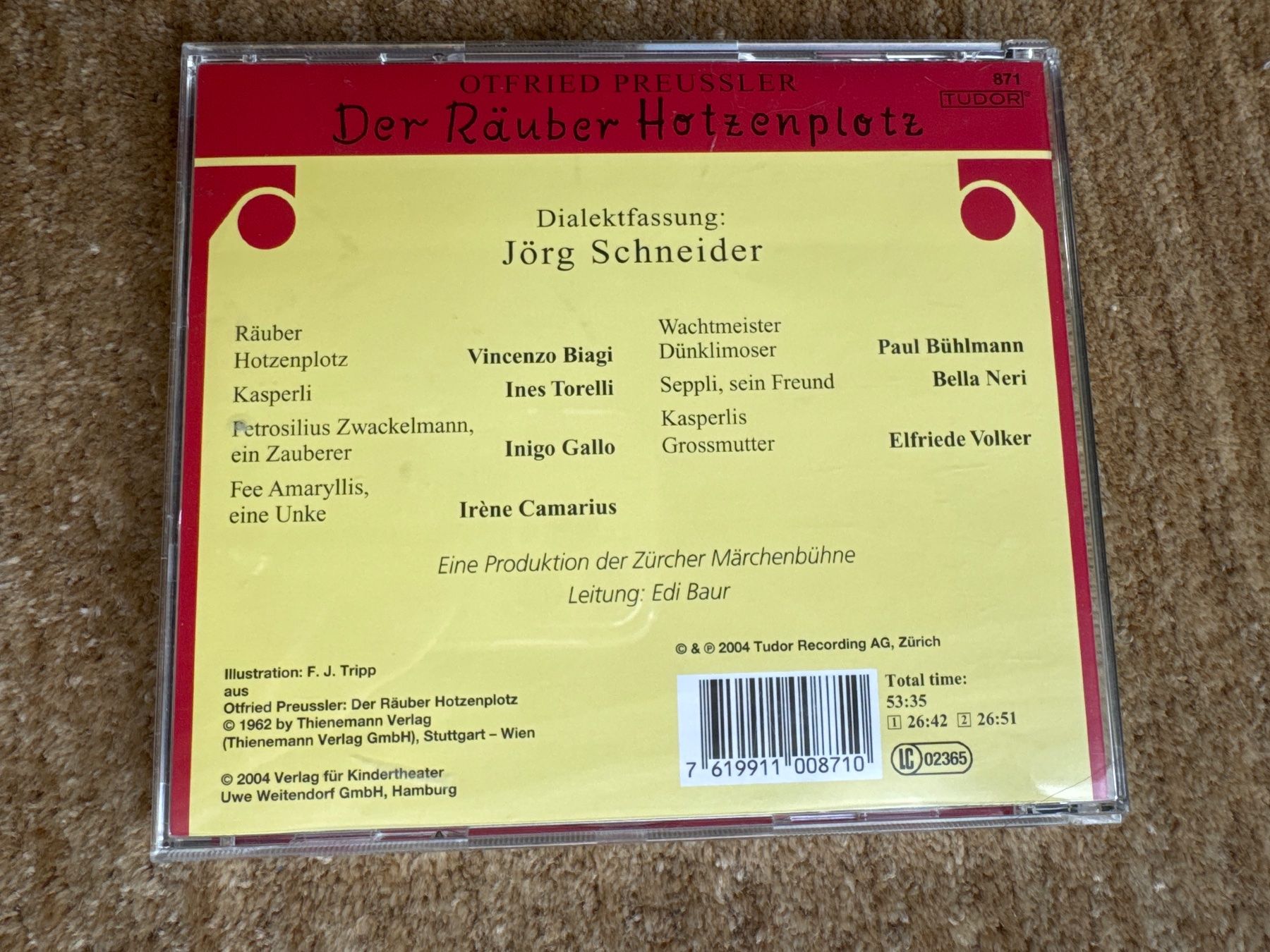 CD: CD - Räuber Hotzenplotz – Nuovo (secondo la descrizione) da Aarau venduto da Kilauea 1