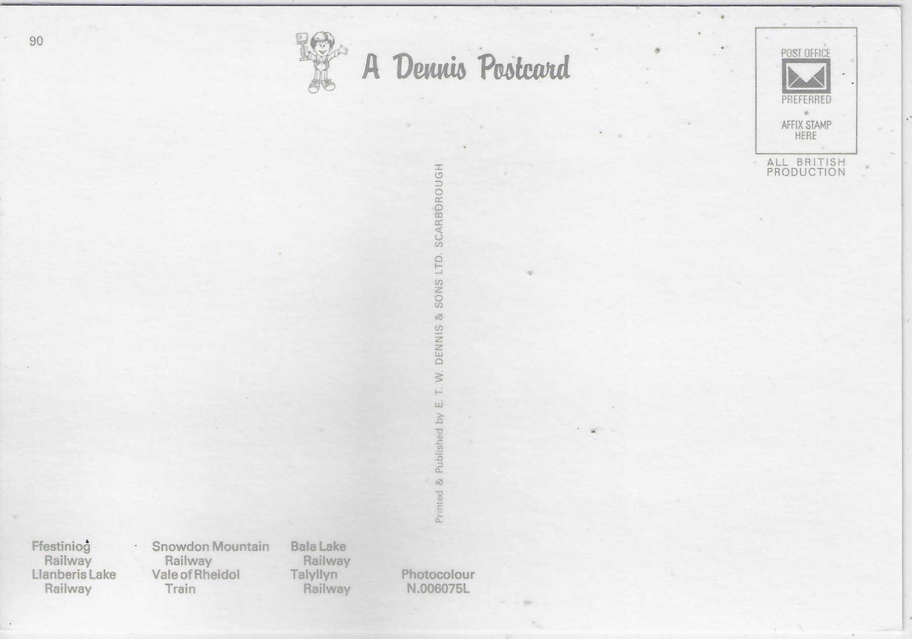 Cartes postales: Welsh Narrow Gauge Railways – D'occasion à Ettingen par Kartenplanet 1