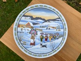 schöner Appenzeller Silvesterklausen Langenthal Wandteller