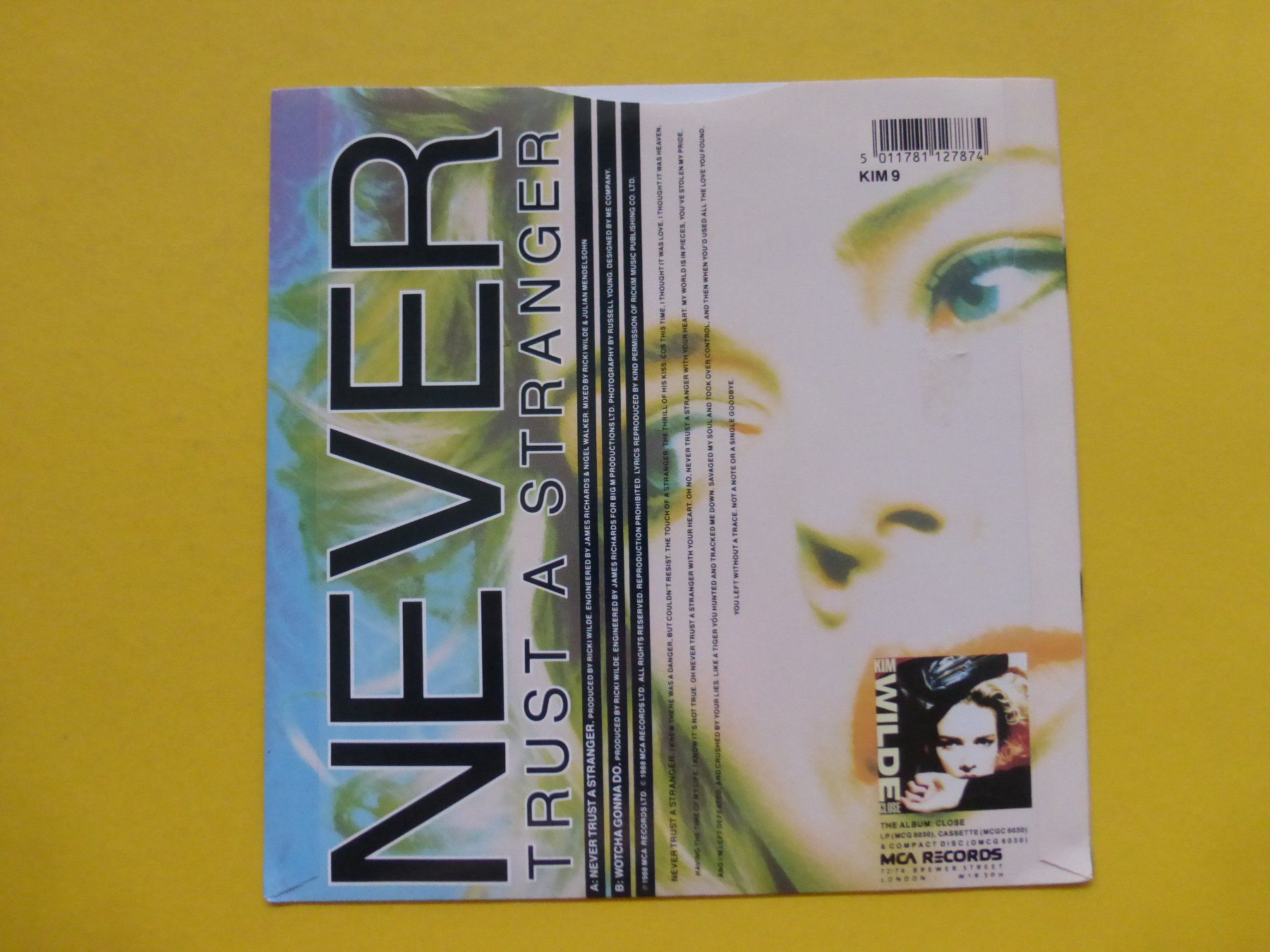 Schallplatten: Kim Wilde – Never Trust A Stranger – Gebraucht aus Zürich von Swiss57 1