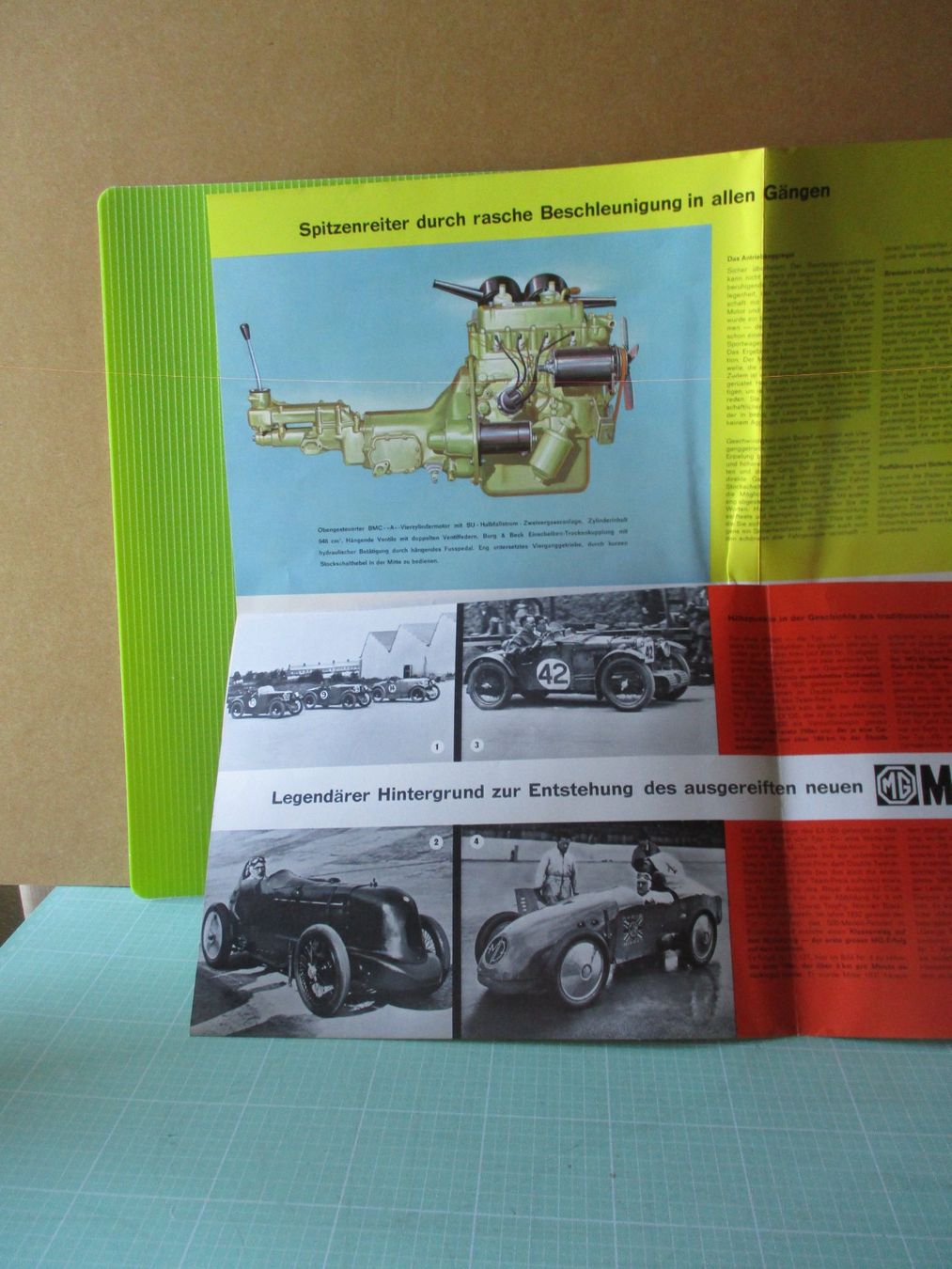 MG Dokumente: MG Midget  Prospekt 1962 ? – Gebraucht aus Ottikon Gossau ZH von hokuspokus 7