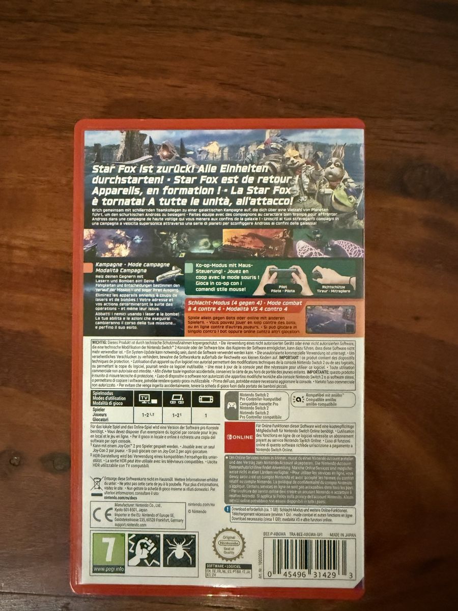 Nintendo Giochi: Star Fox Nintendo Switch 2 – Usato da Balsthal venduto da b.oki 1