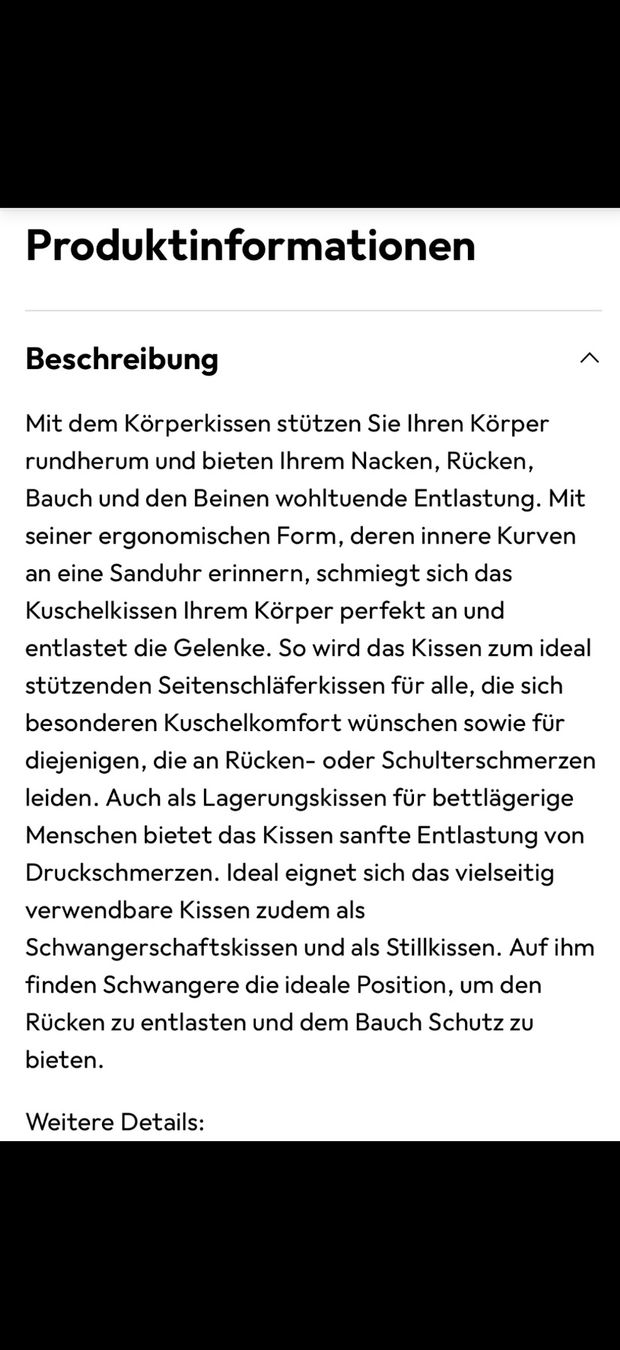 Cuscini: Multifunktions Körperkissen Komfort – Nuovo (secondo la descrizione) da Ebikon venduto da Jascha0 7