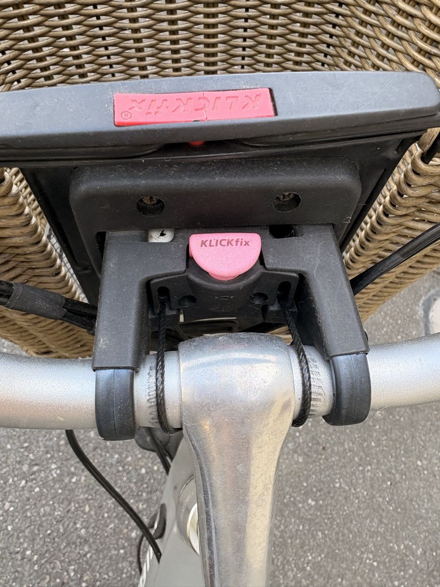 Sonstiges für Haushalt & Wohnen: Klickfix Fahrradkorb mit Halterung beige  – Gebraucht aus Luzern von ano_h2k2 4