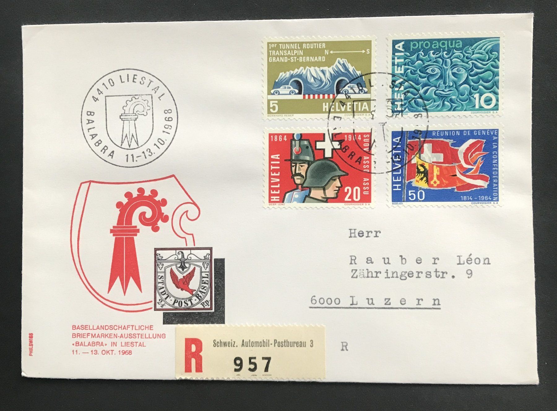 Alle Briefmarken: BRIEFUMSCHLAG 1968 – Gebraucht aus Ostermundigen von Heavenmaus75