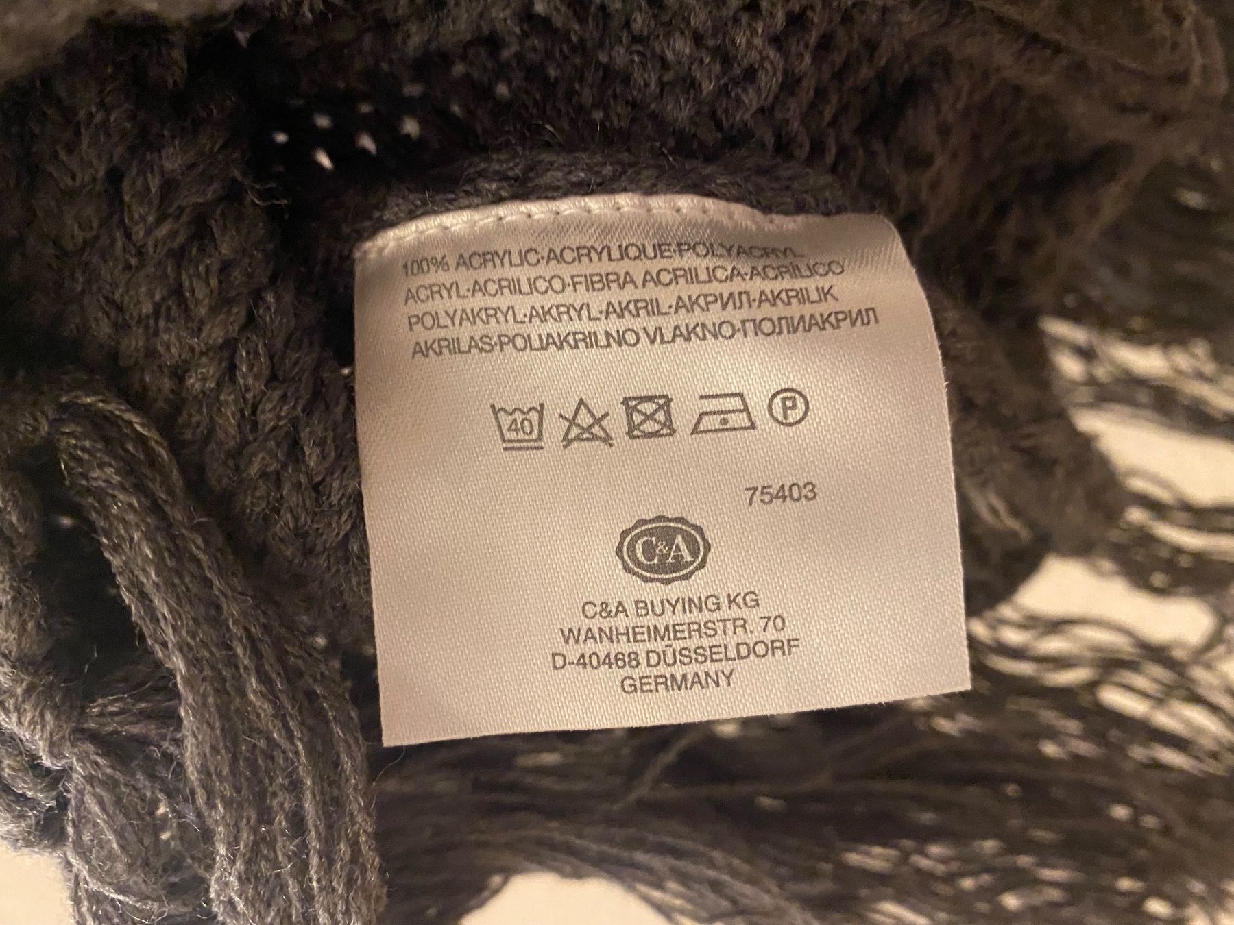 Altro in Moda donna: Poncho onesize Damen Strickpullover Strickjacke Fransen grau – Usato da Basel venduto da him_5r5n 5