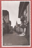 Entlebuch - Oldtimer im Dorf - Fotokarte ca. 1930