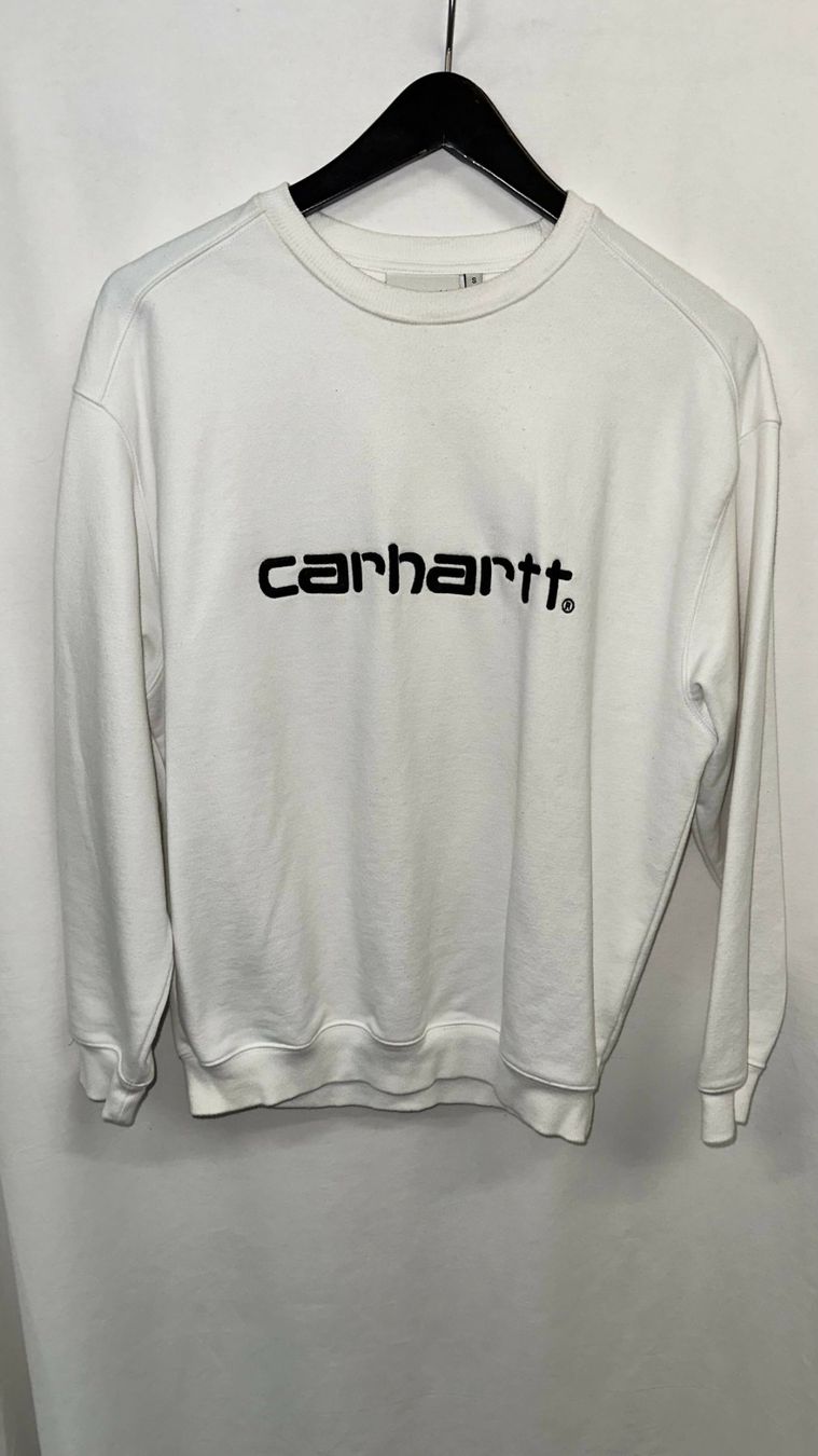 Carhartt Maglioni & Felpe: Original Carhartt Pullover weiss Gr. S / M – Usato da Sarmenstorf venduto da taosun1
