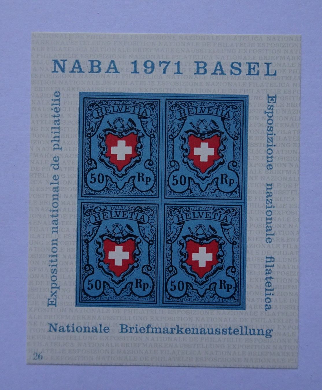 Alle Briefmarken: NABA 1971* – Neu (gemäss Beschreibung) aus Aadorf von Chnorli-Furz