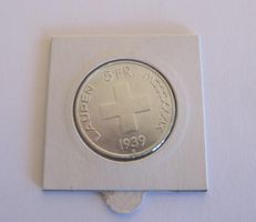 Gedenkmünze Fr. 5.- 1939 Laupen  (vorz)