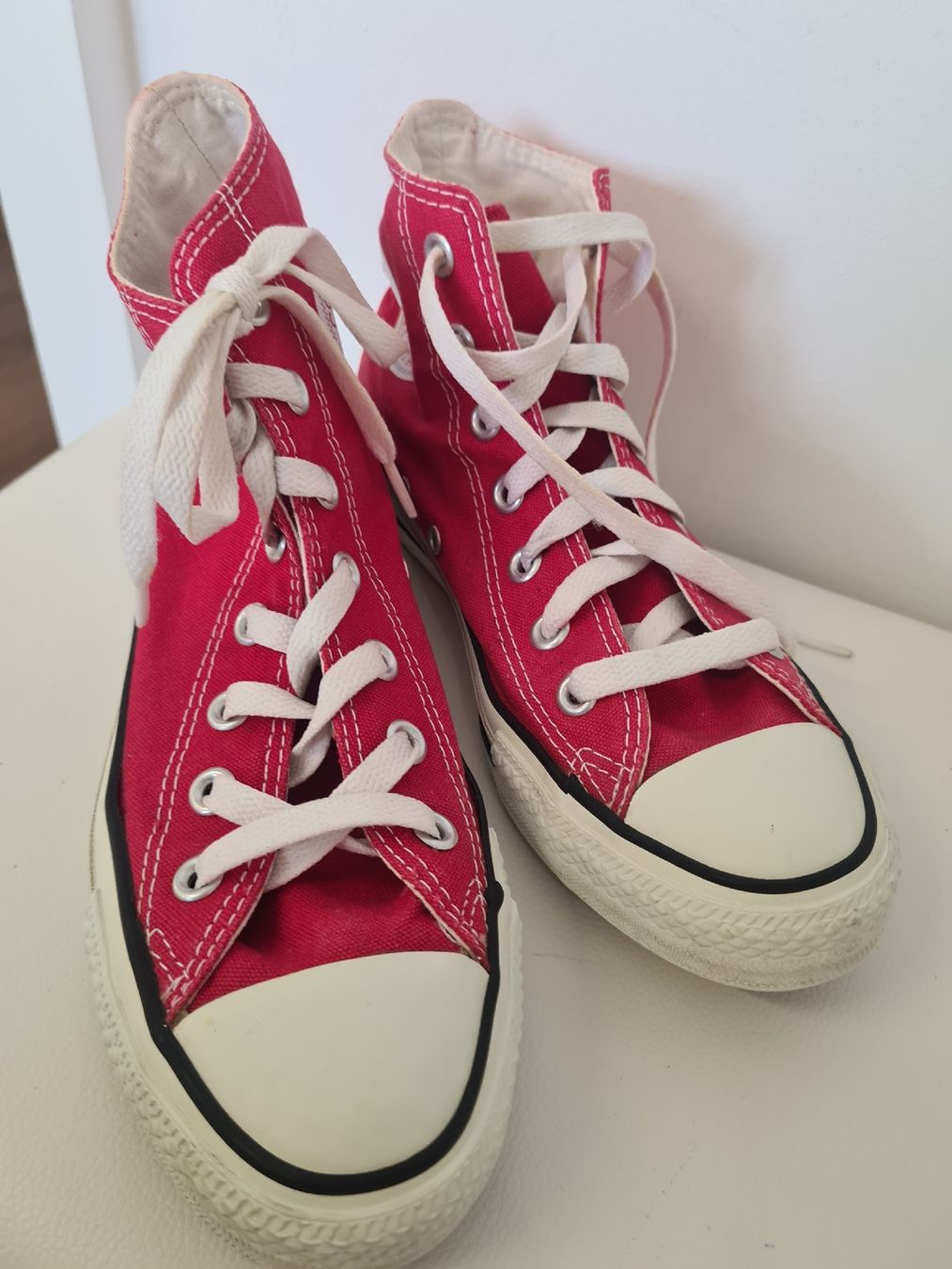 Converse Damenschuhe: Rote Converse All Stars Chucks, Grösse 39 – Gebraucht aus Adligenswil von FriedasWelt 4