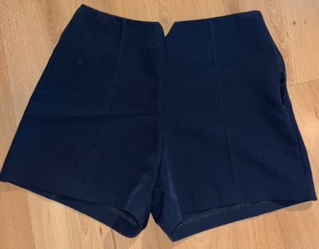 Stoffshorts, dunkelblau, S