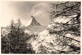 Zermatt (VS) – Das Matterhorn im Winter vom Findelweg