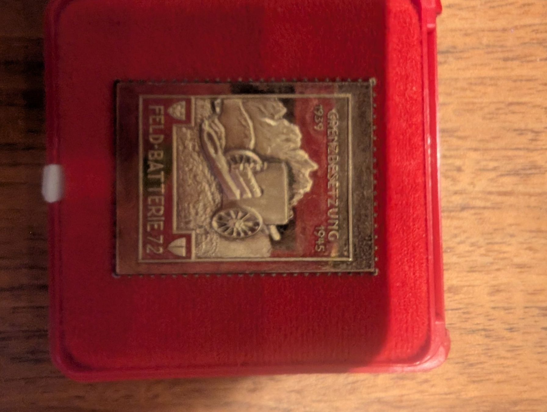 Tutti le monete: Silberbriefmarke Goldüberzogen – Usato da Besenbüren venduto da ram_z8pp 3
