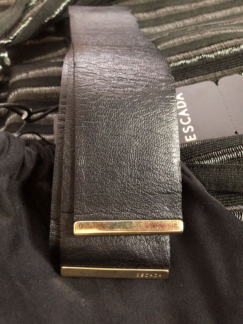 Escada Gilet & Giacche senza maniche: Escada lange Weste schwarz-silber – Nuovo e nell'imballaggio originale da Unterseen venduto da amj_zz7j 6