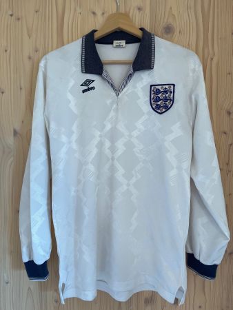 Umbro 1992 England Fussballtrikot Long Sleeve