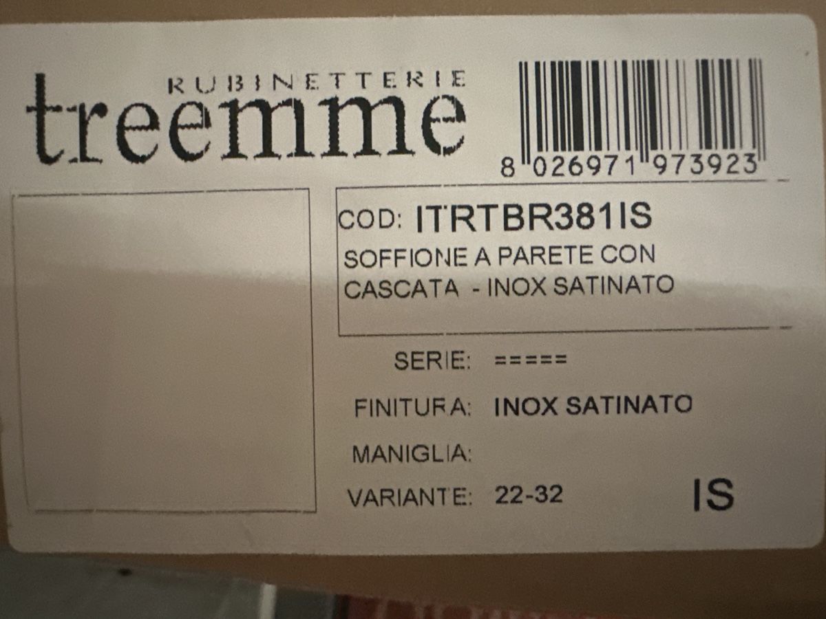 Soffioni doccia: Treemme Regendusche mit Wasserfall Kopfbrause – Nuovo e nell'imballaggio originale da Erlenbach ZH venduto da eila_13 1
