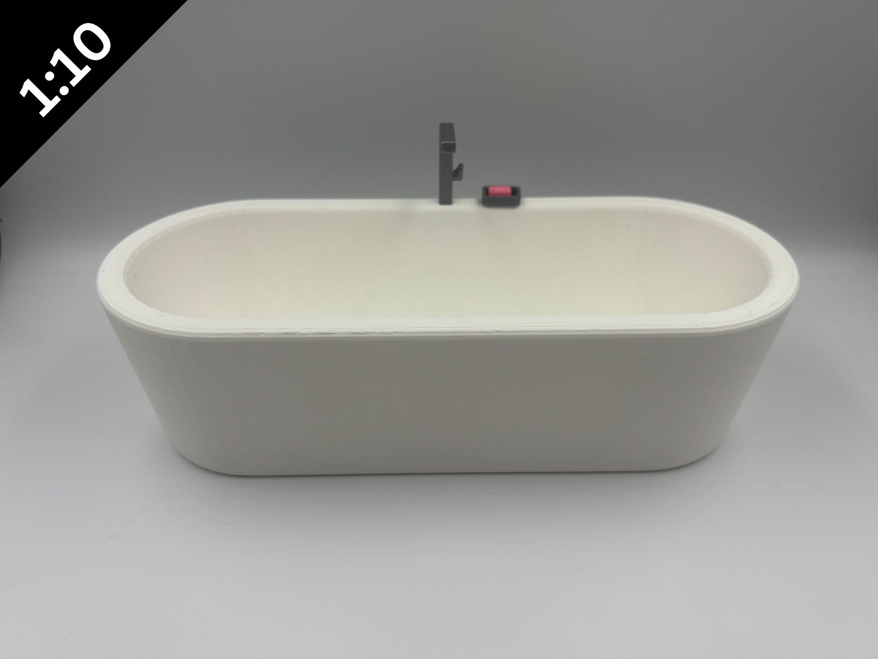 Puppenhaus-Toilette Aus Porzellan – Weiß, Mit Holzsitz, Maßstab 1:12, Ca. 180 Mm Hoch