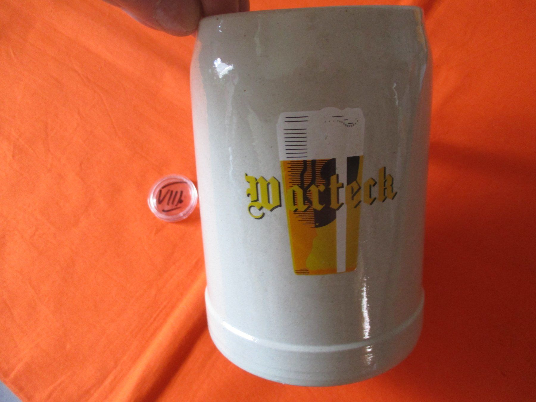 Warteck Bicchieri: Bierkrug Warteck Basel 1962 – Usato da Birsfelden venduto da alles-muss-raus