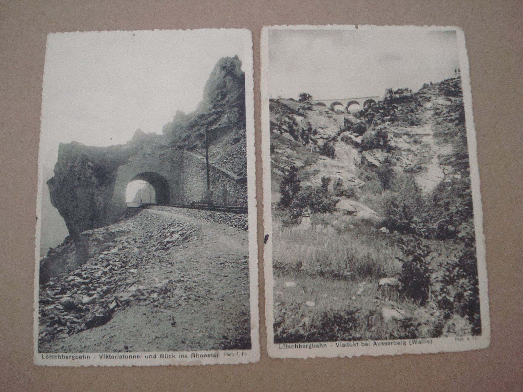 Cartes postales: 5 AK Lötschbergbahn - BLS - Eisenbahn – D'occasion à Neuenegg par flohcante 2