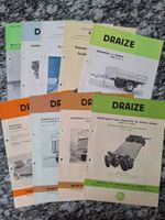 9 Prospekte Draize Anhänger