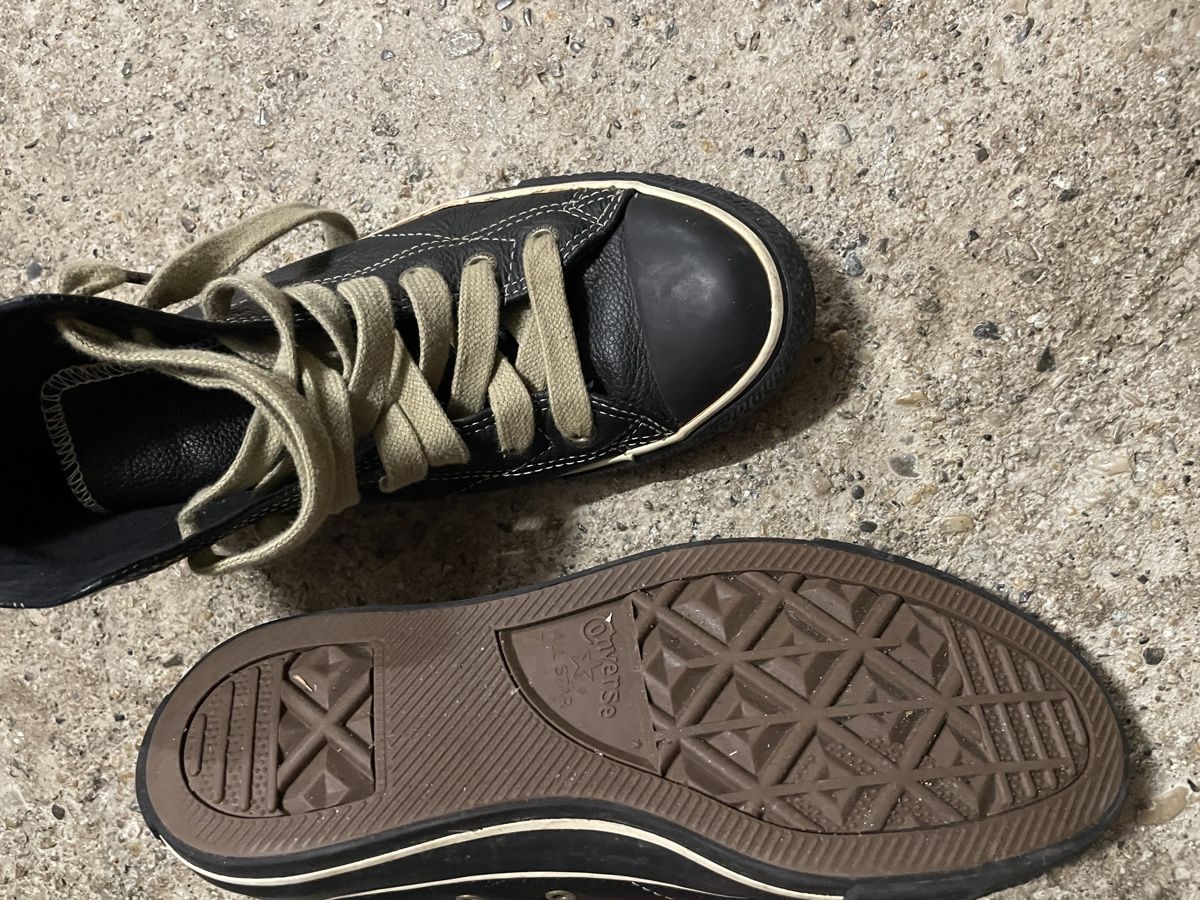 Converse Scarpe da uomo: Converse All Star Leder Sneaker Schwarz Grösse 40 – Usato da Neuchatel venduto da shi_9fzw 4