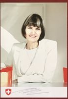 Micheline Calmy-Rey Autogramm Foto 10x15cm Bundesrätin