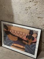 Poster, kunstwerk vom museum in Capetown