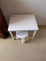 Kindertisch mit Hocker weiss guter Zustand