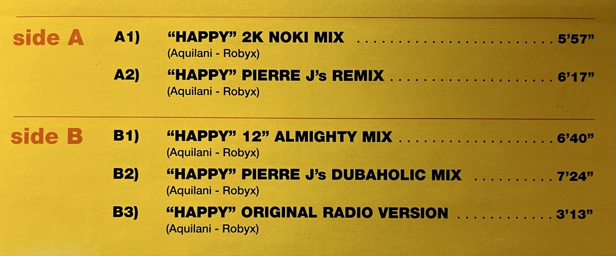 Schallplatten: ALEXIA / HAPPY – Gebraucht aus Sarnen von m-basic 4