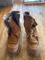Stiefeletten Moma Leder gefüttert braun Grösse 39.5
